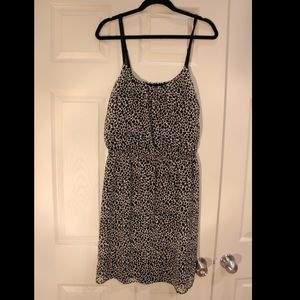 Aqua Black and White Dress - Size L